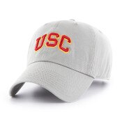 USC Trojans Men's 47 Brand Gray Arch Clean Up Hat